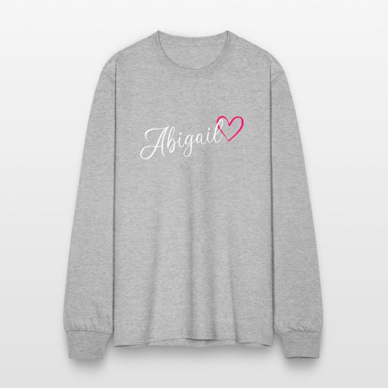 Abigail Name Pink Heart