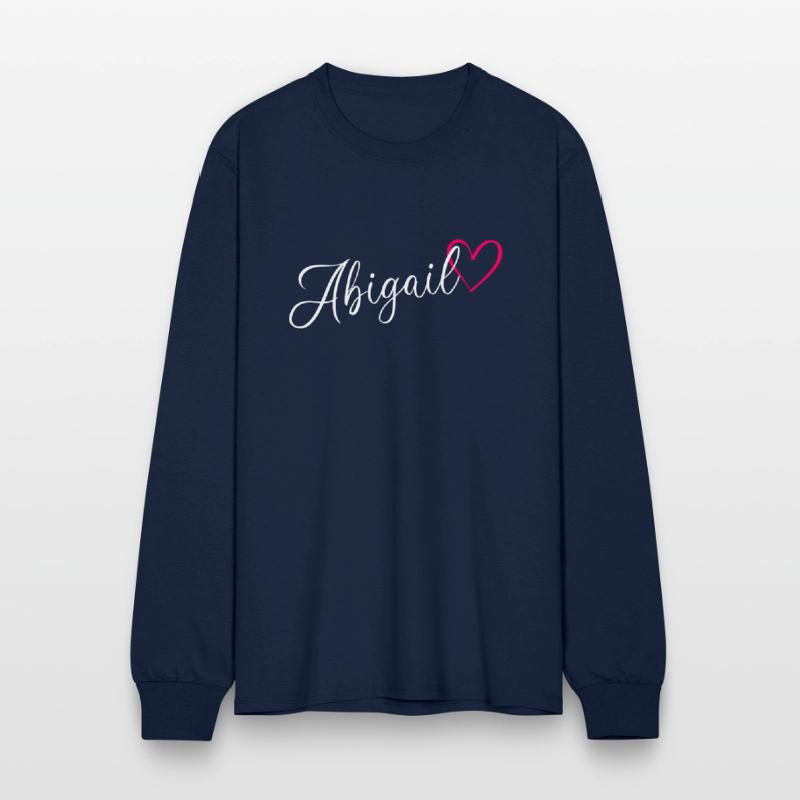 Abigail Name Pink Heart