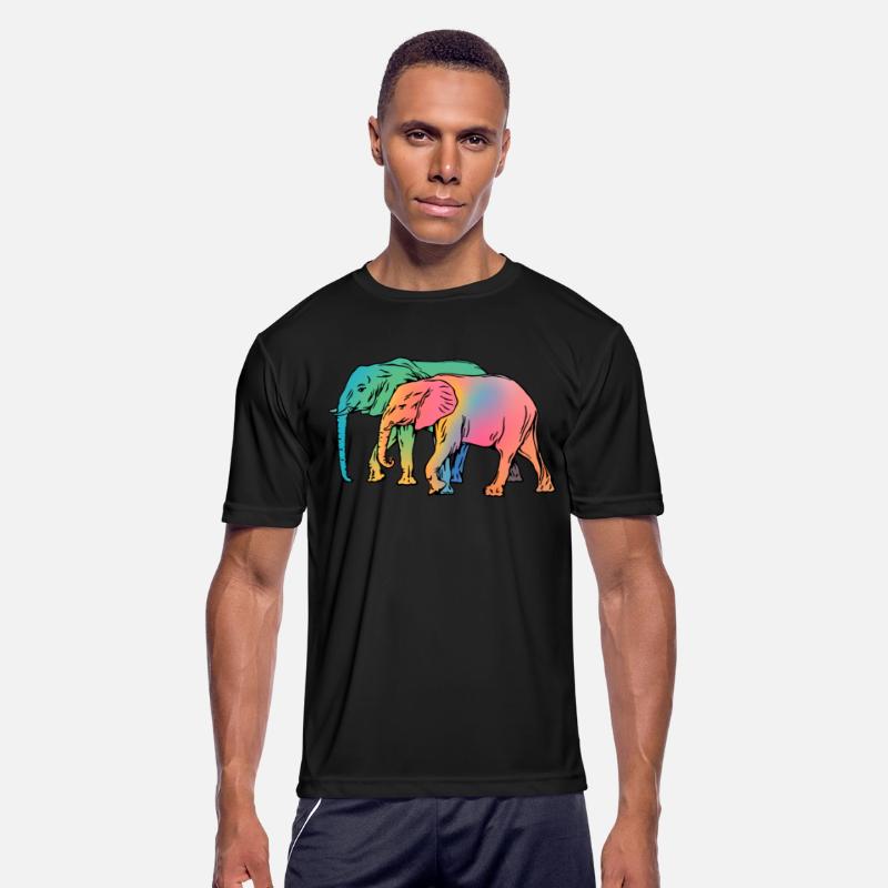 Accept me as I am. Elephants on a walk in wild