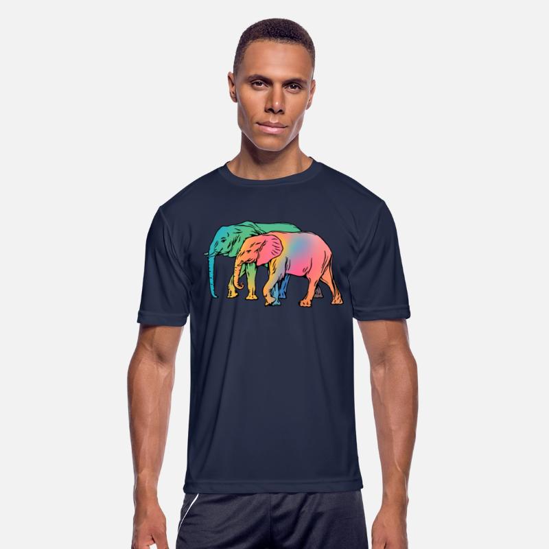 Accept me as I am. Elephants on a walk in wild