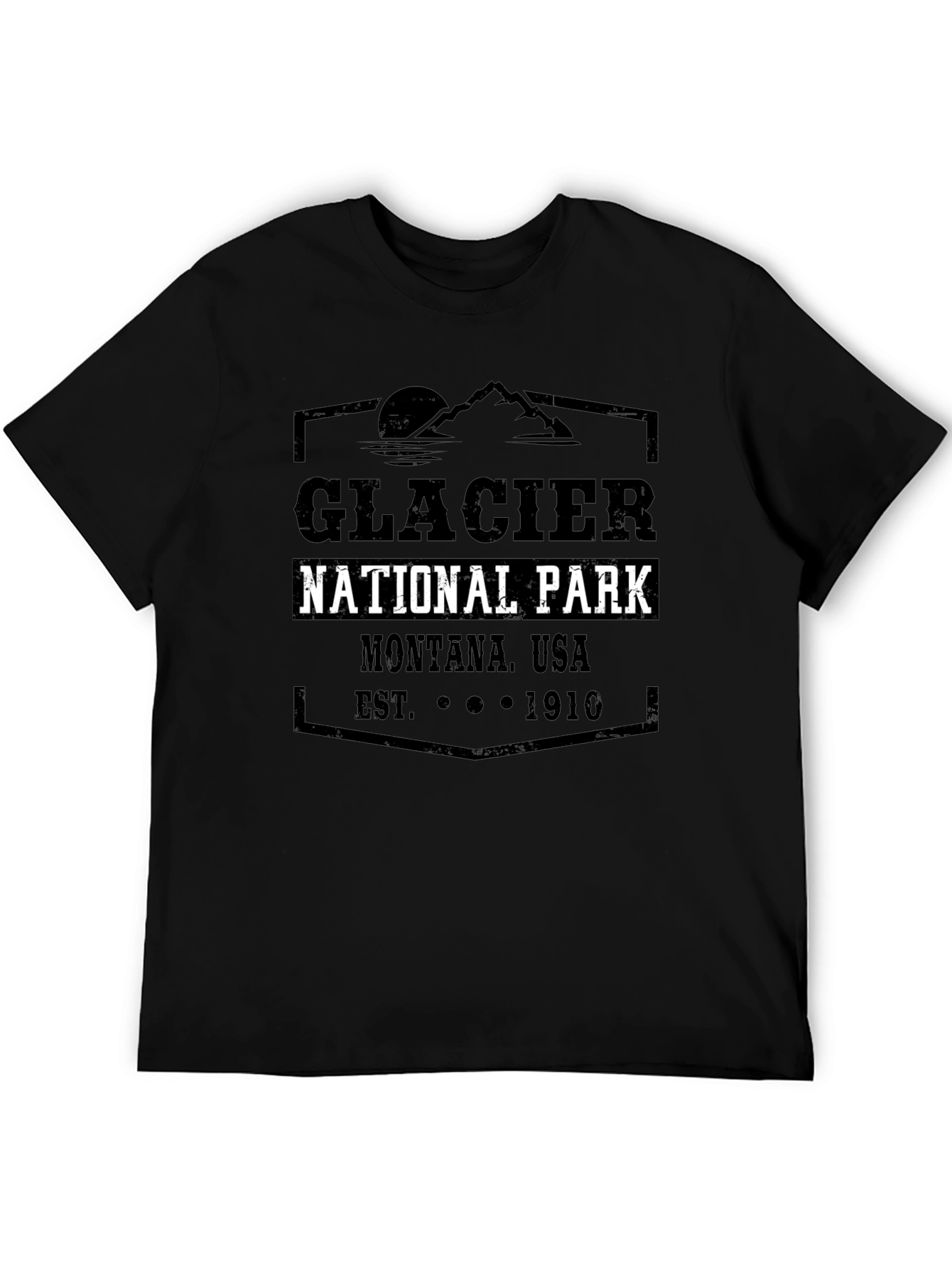 Glacier National Park Montana Tee - Est. 1910