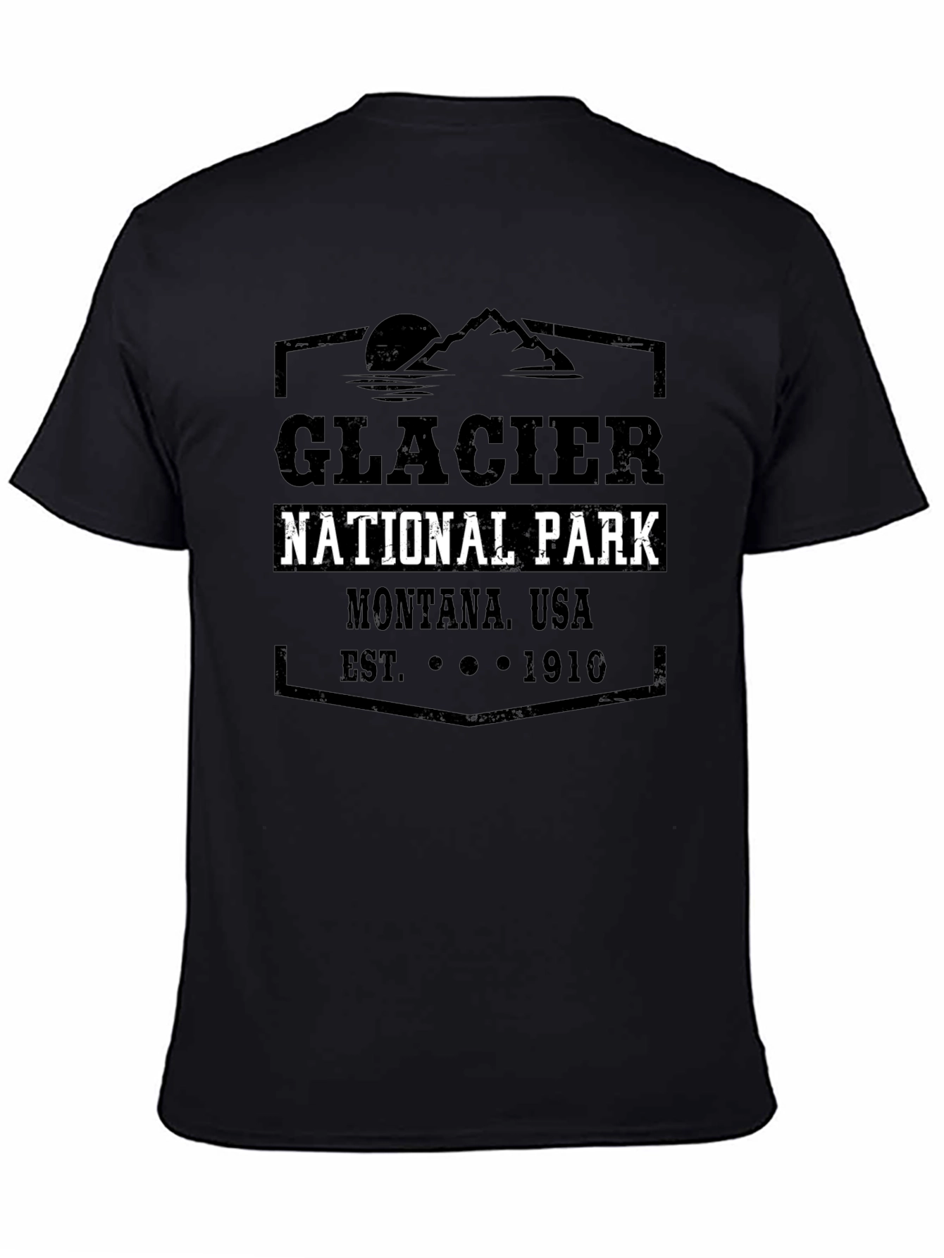 Glacier National Park Montana Tee - Est. 1910