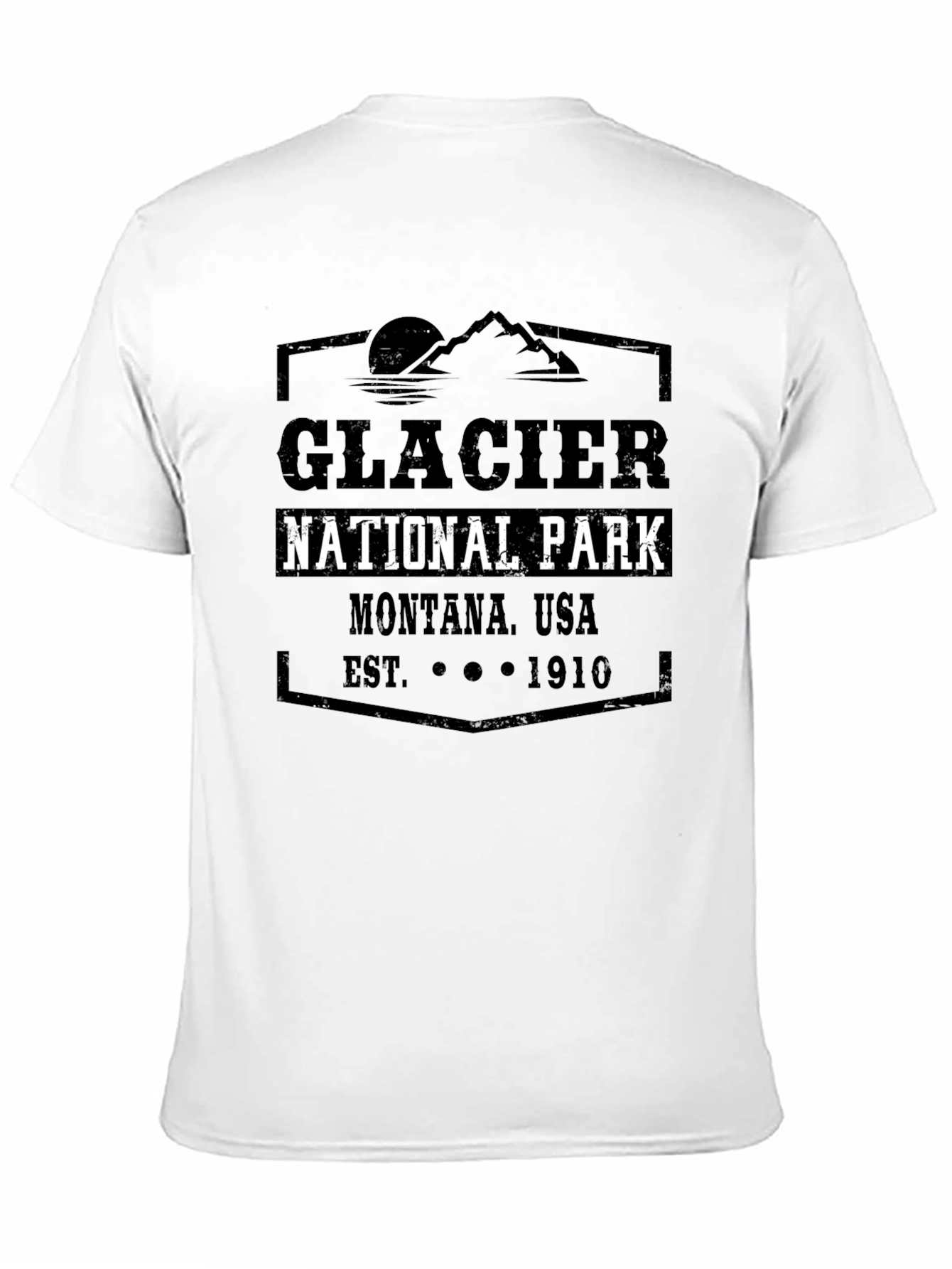 Glacier National Park Montana Tee - Est. 1910