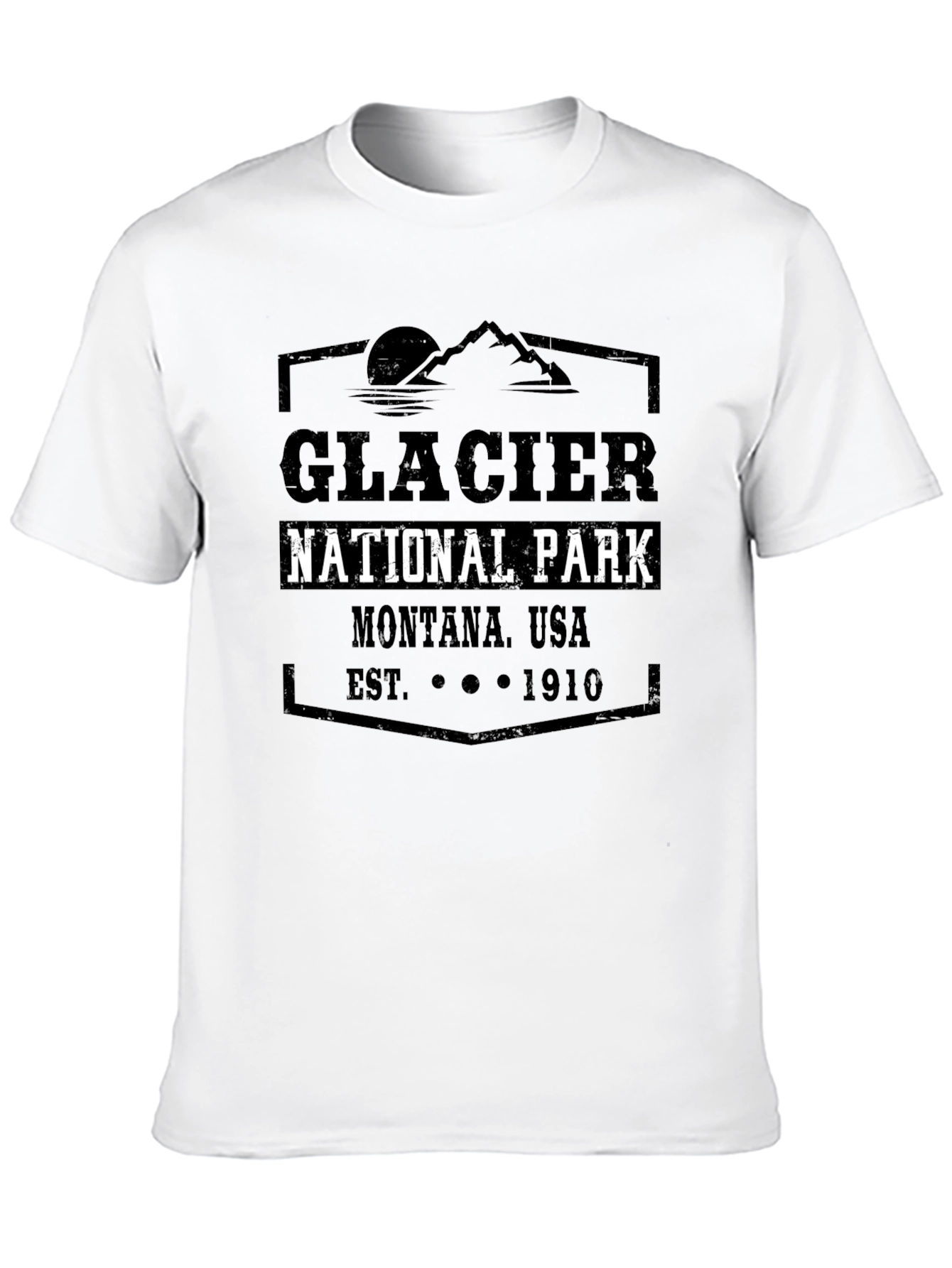 Glacier National Park Montana Tee - Est. 1910