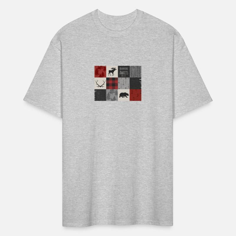Adventure Patchwork Red And Black