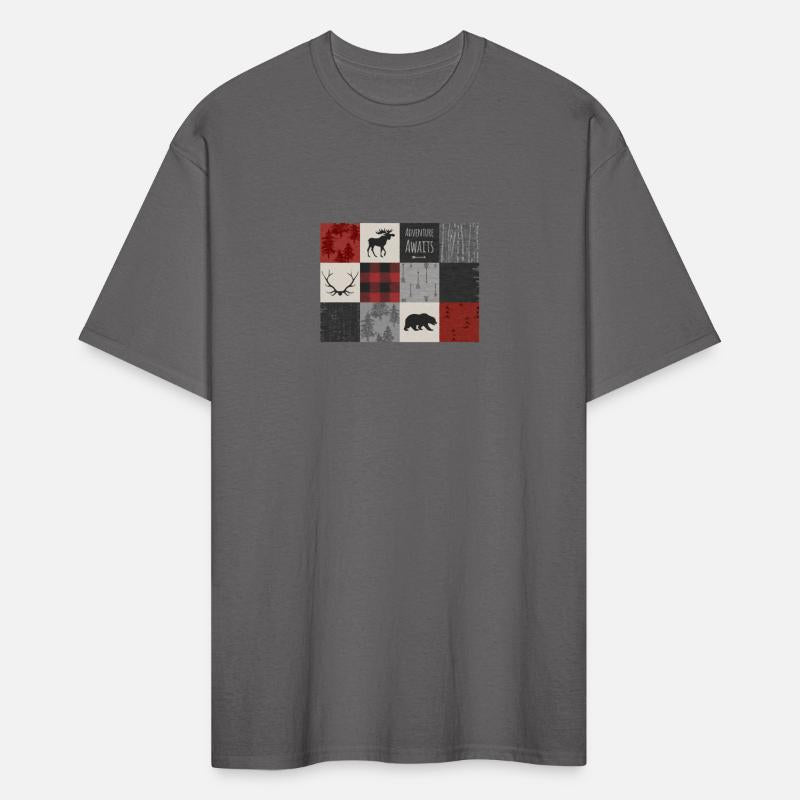 Adventure Patchwork Red And Black