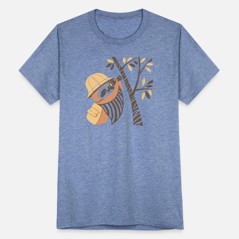 Adventurous Sloth with Explorer Hat