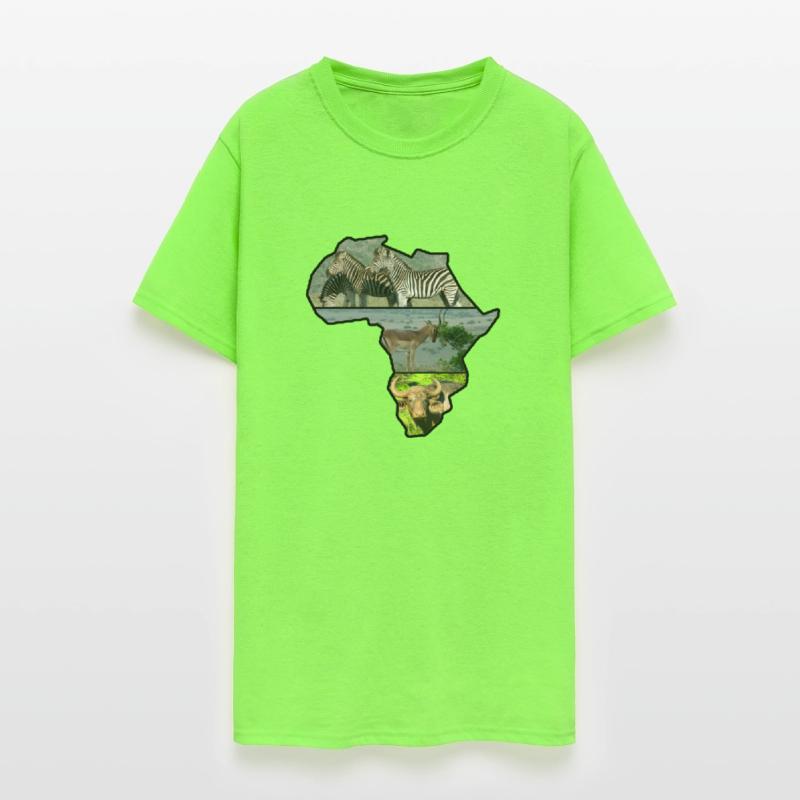 Africa Wildlife Continent Collage