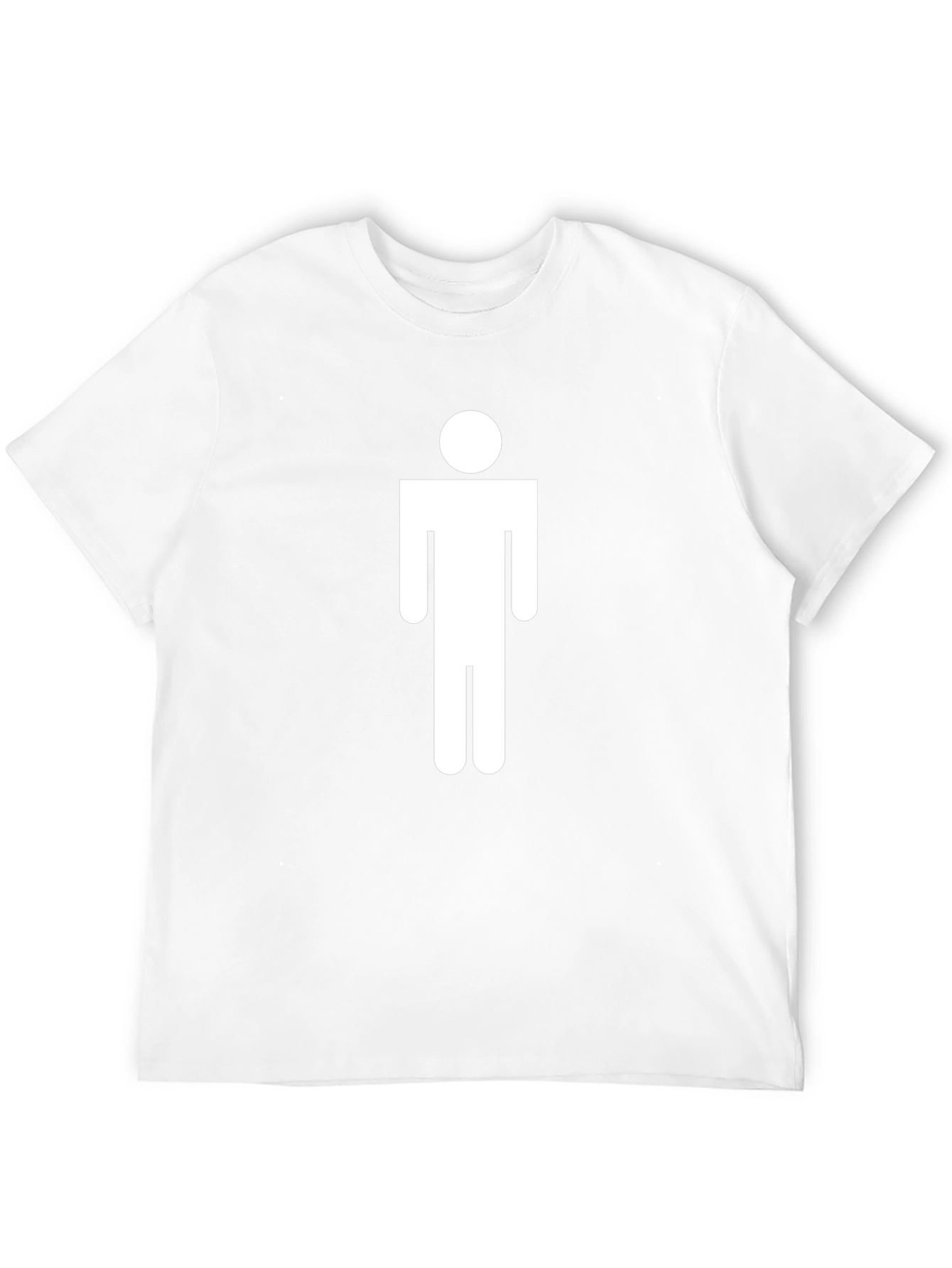Minimalist Man Symbol Black Tee - Unisex