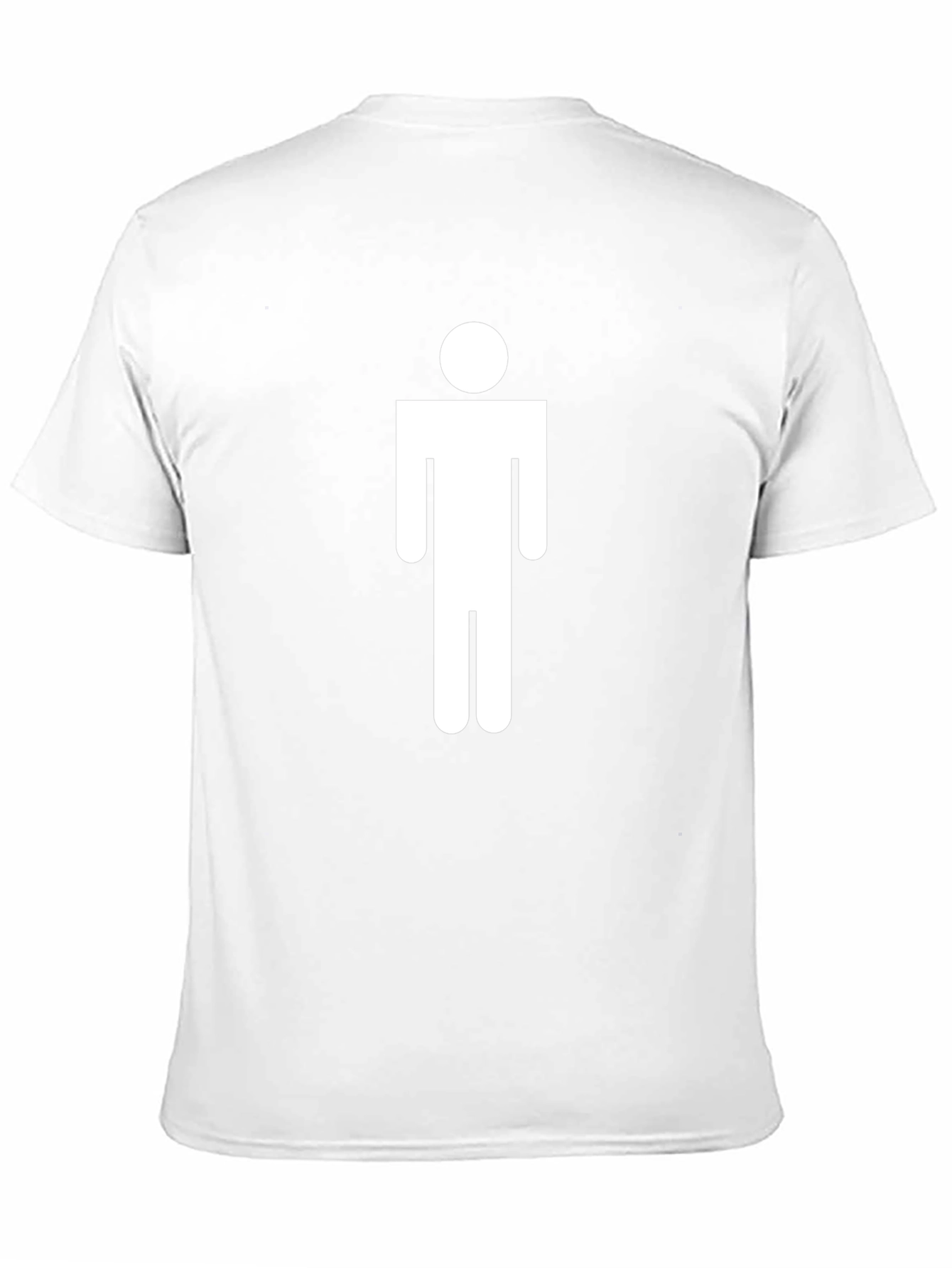 Minimalist Man Symbol Black Tee - Unisex