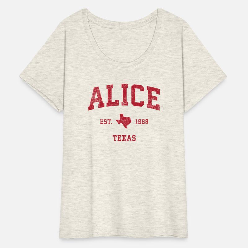 Alice Texas Tx Sports Red Print