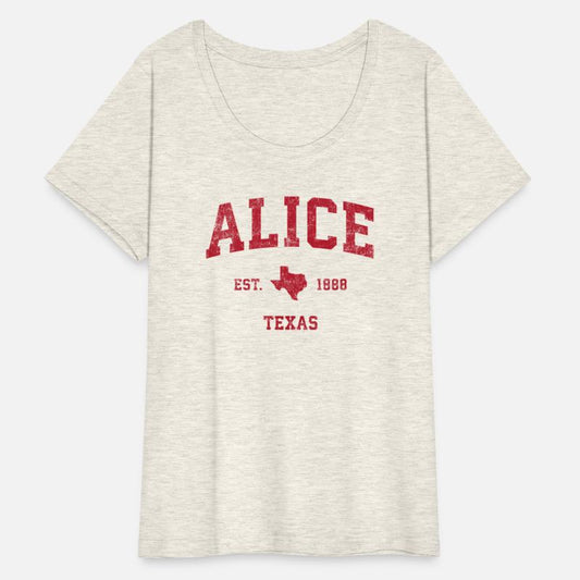 Alice Texas Tx Sports Red Print