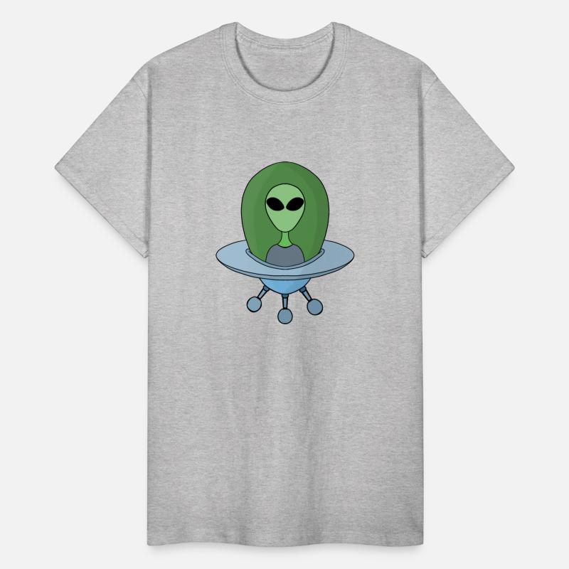 Alien in his little spaceship