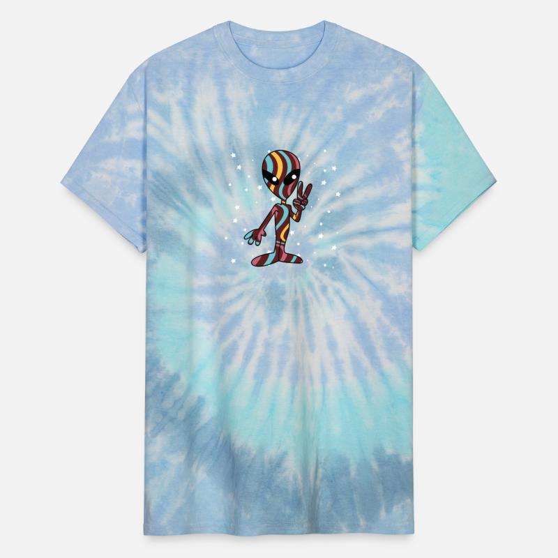 Alien Peace Sign Hand Classic Retro Funny UFO Pun