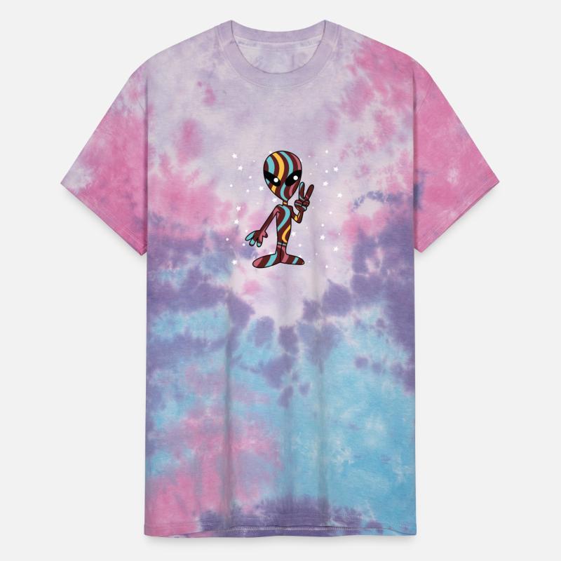 Alien Peace Sign Hand Classic Retro Funny UFO Pun