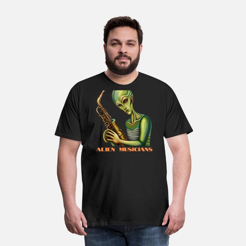 Alien Saxophone Player, Outer Space, Musicians