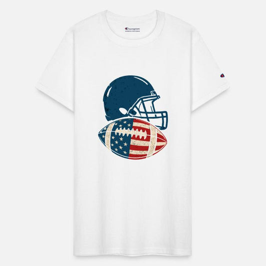 American Football – USA Flag Helmet & Ball