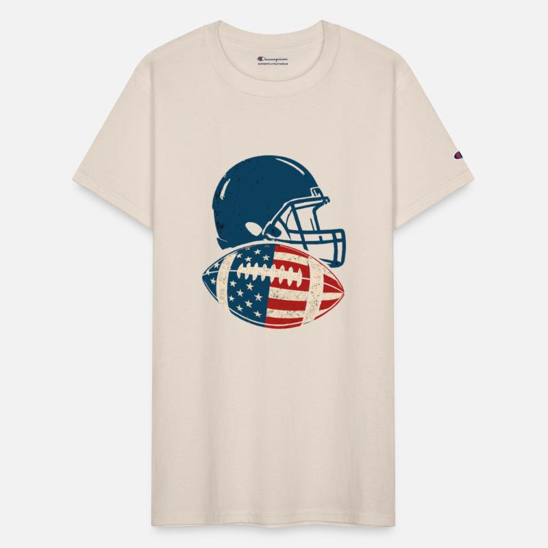 American Football – USA Flag Helmet & Ball