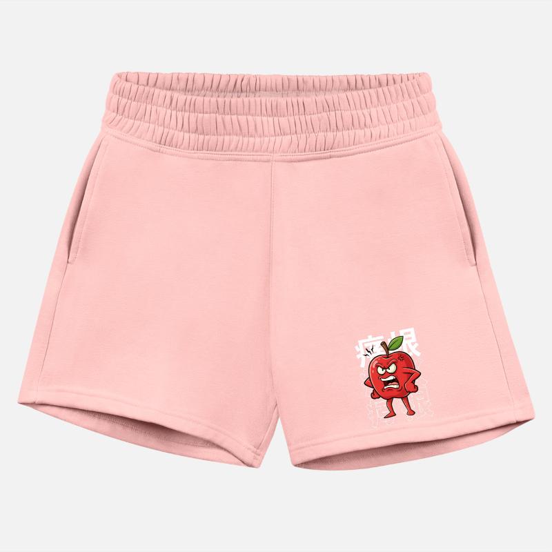 Angry Cherry Cartoon with Text Backdrop