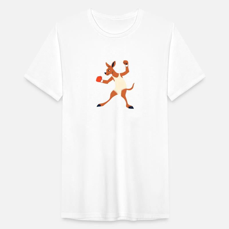 Animated Boxing Kangaroo Art Print