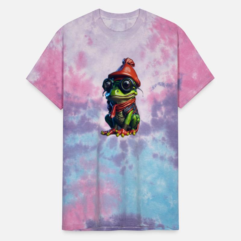 Anthropomorphic cute and adorable charming frog