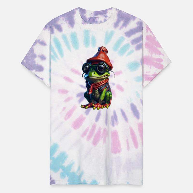 Anthropomorphic cute and adorable charming frog