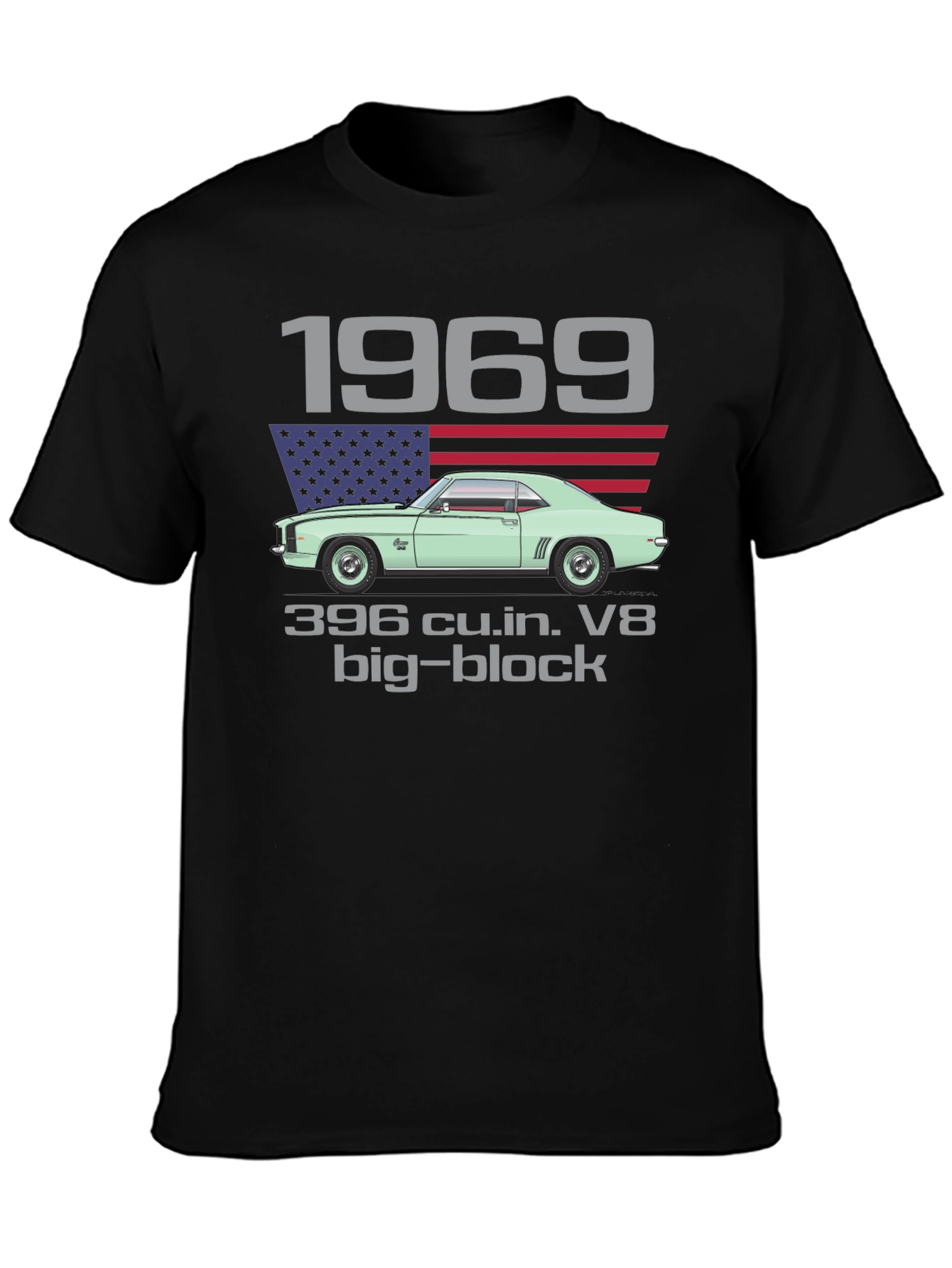 1969 Classic Car Graphic T-Shirt