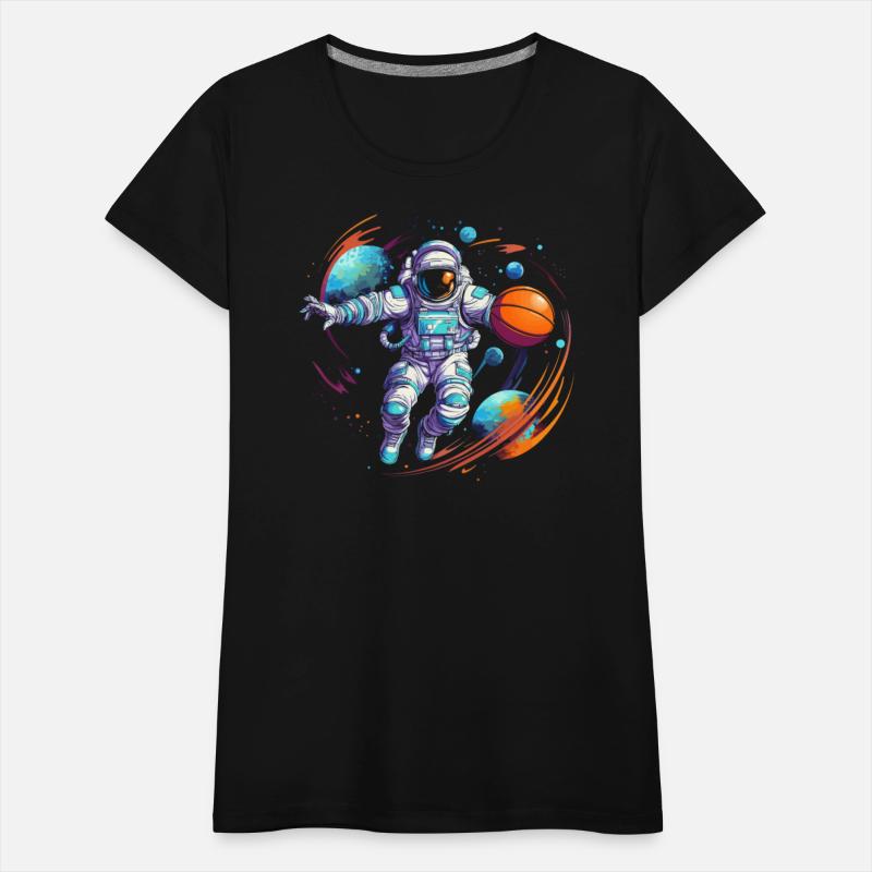 Astronaut Basketball Outerspace Basketball Player