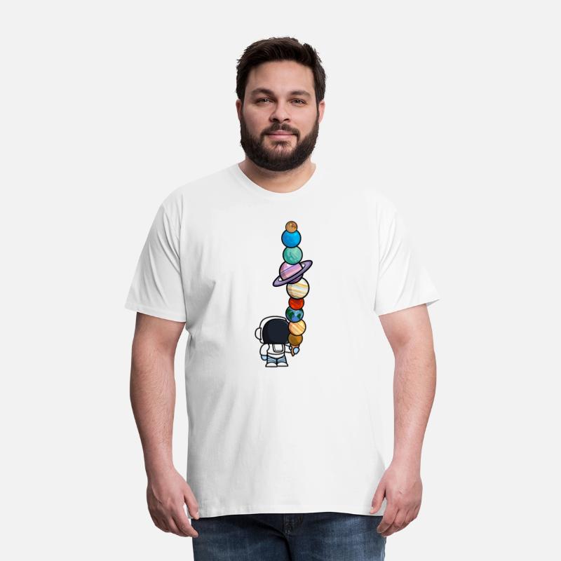 Astronaut Ice Cream Eating Planet Funny