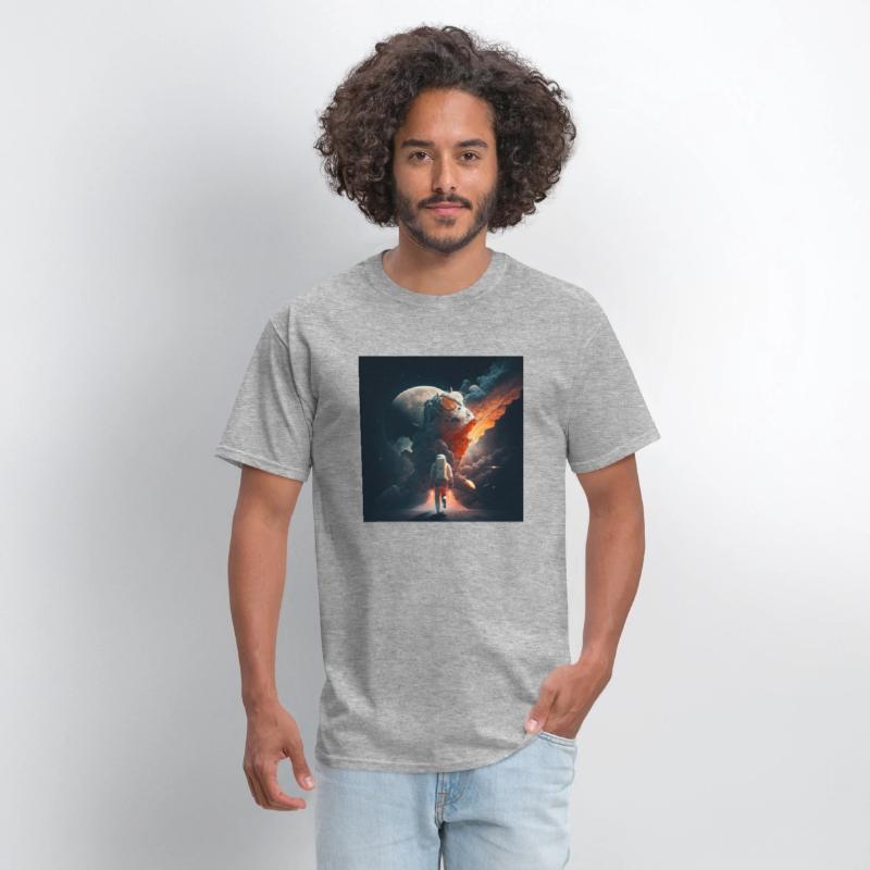 Astronaut in the moon