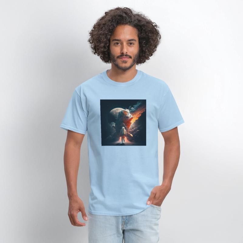 Astronaut in the moon