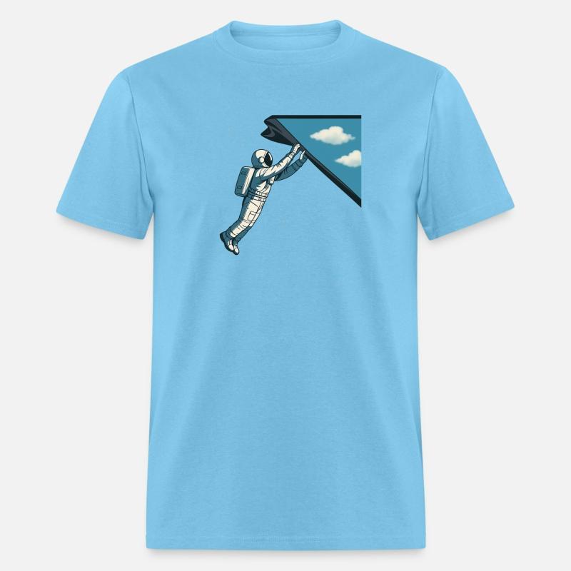 Astronaut open the sky