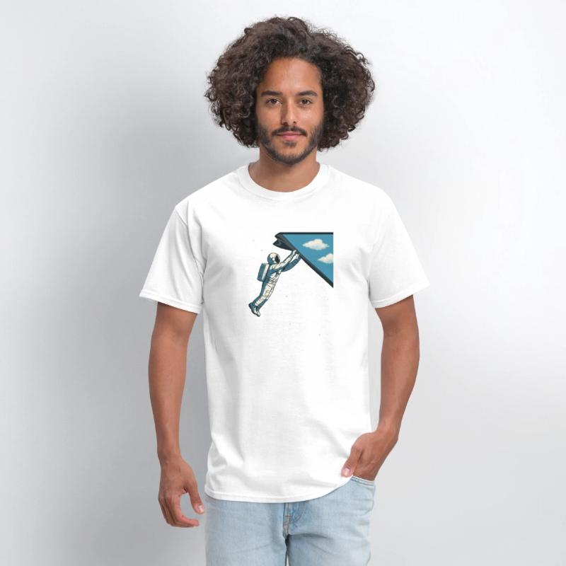 Astronaut open the sky