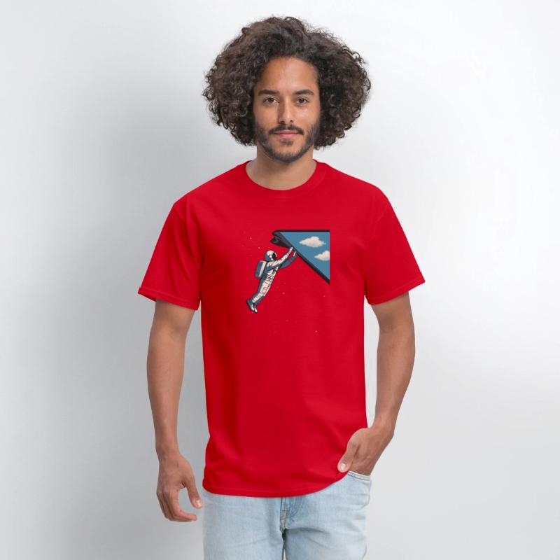 Astronaut open the sky