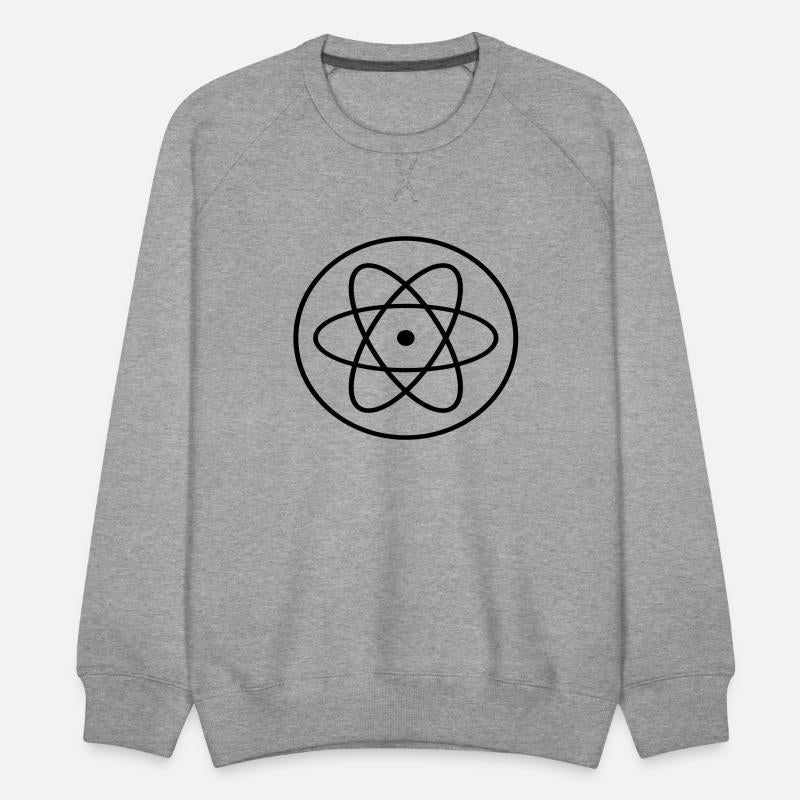 atom symbol researcher science laboratory circle l