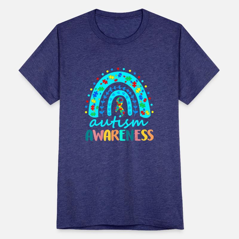 Awareness Shirt Rainbow Puzzle Autism Awareness