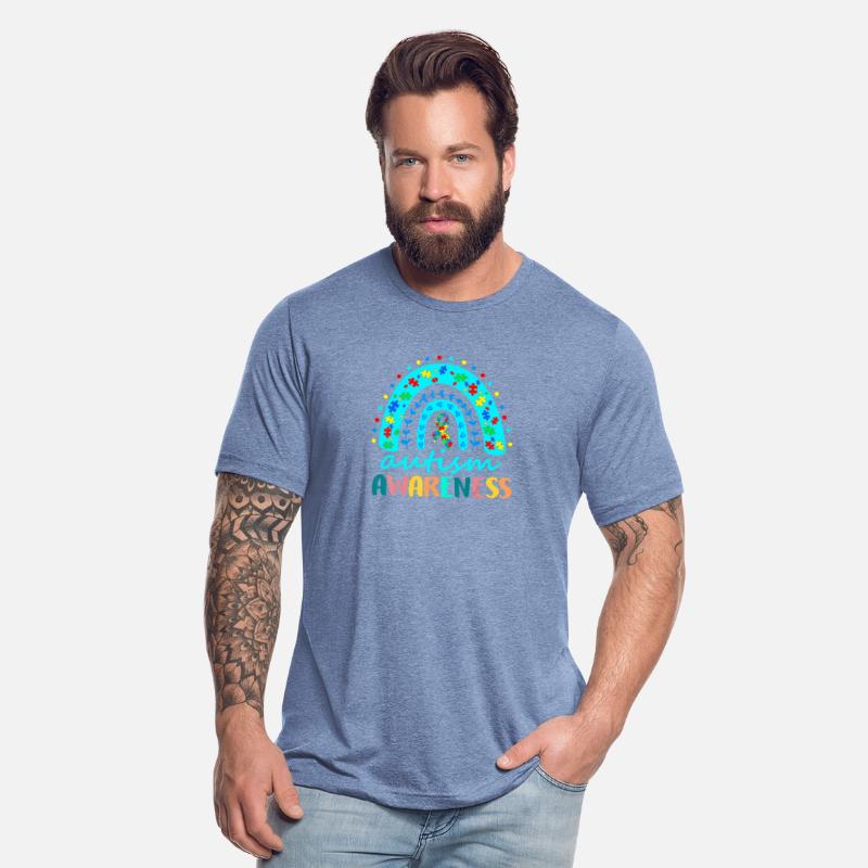 Awareness Shirt Rainbow Puzzle Autism Awareness