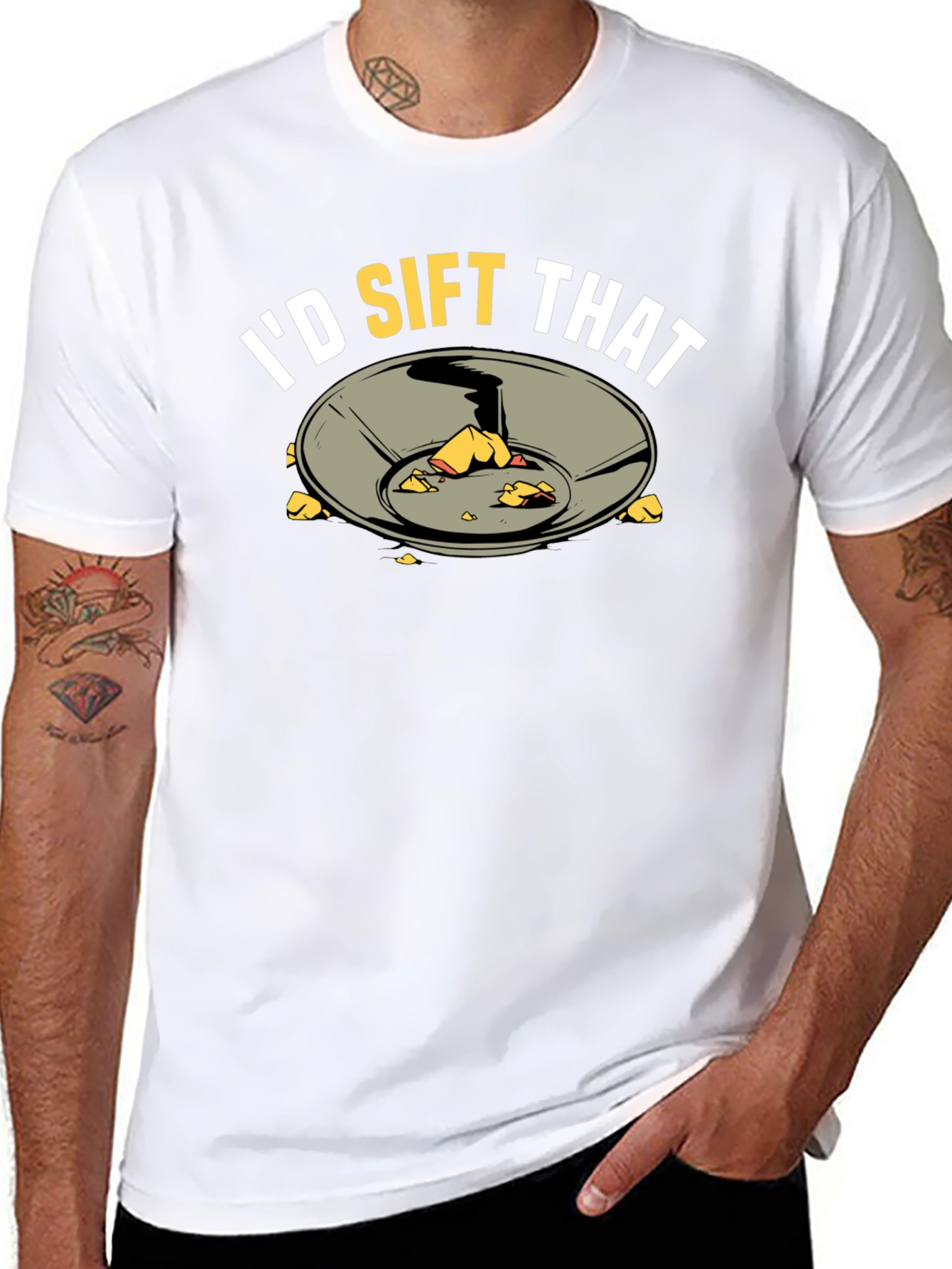 Id Sift That T-Shirt Gold Panning Prospecting Tee