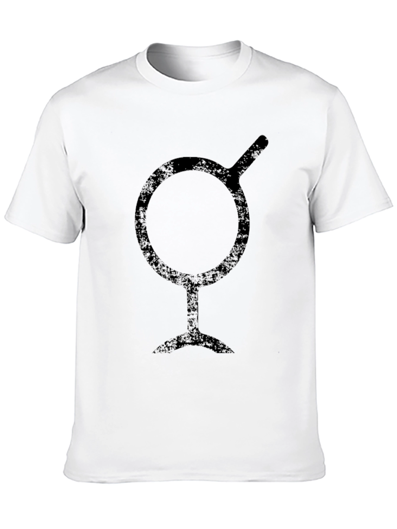 Abstract Symbol Black Graphic Tee