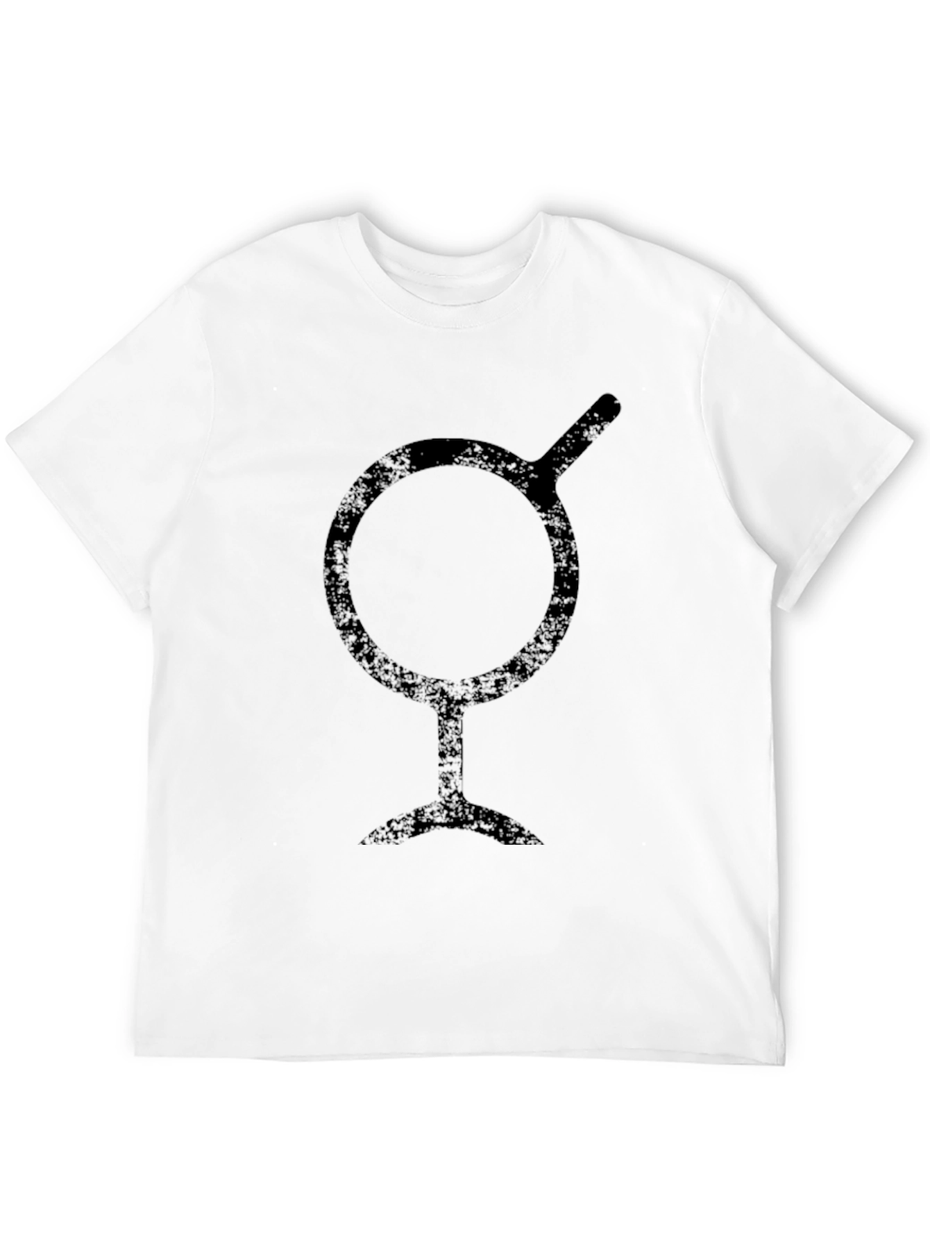 Abstract Symbol Black Graphic Tee
