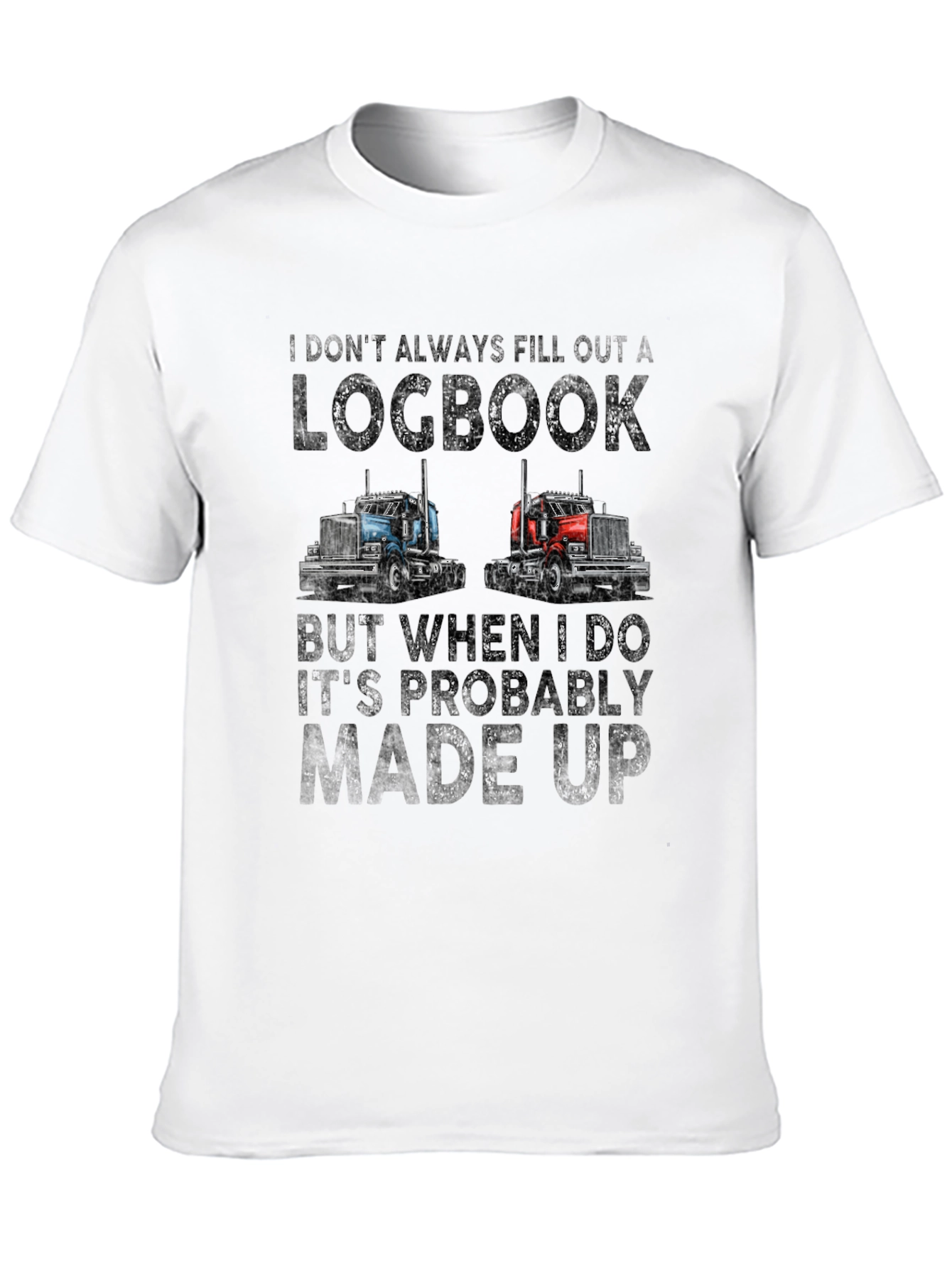 Funny Trucker Logbook T-Shirt