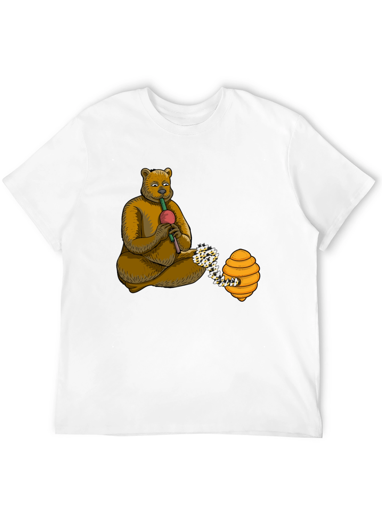 Bear Playing Flute T-Shirt