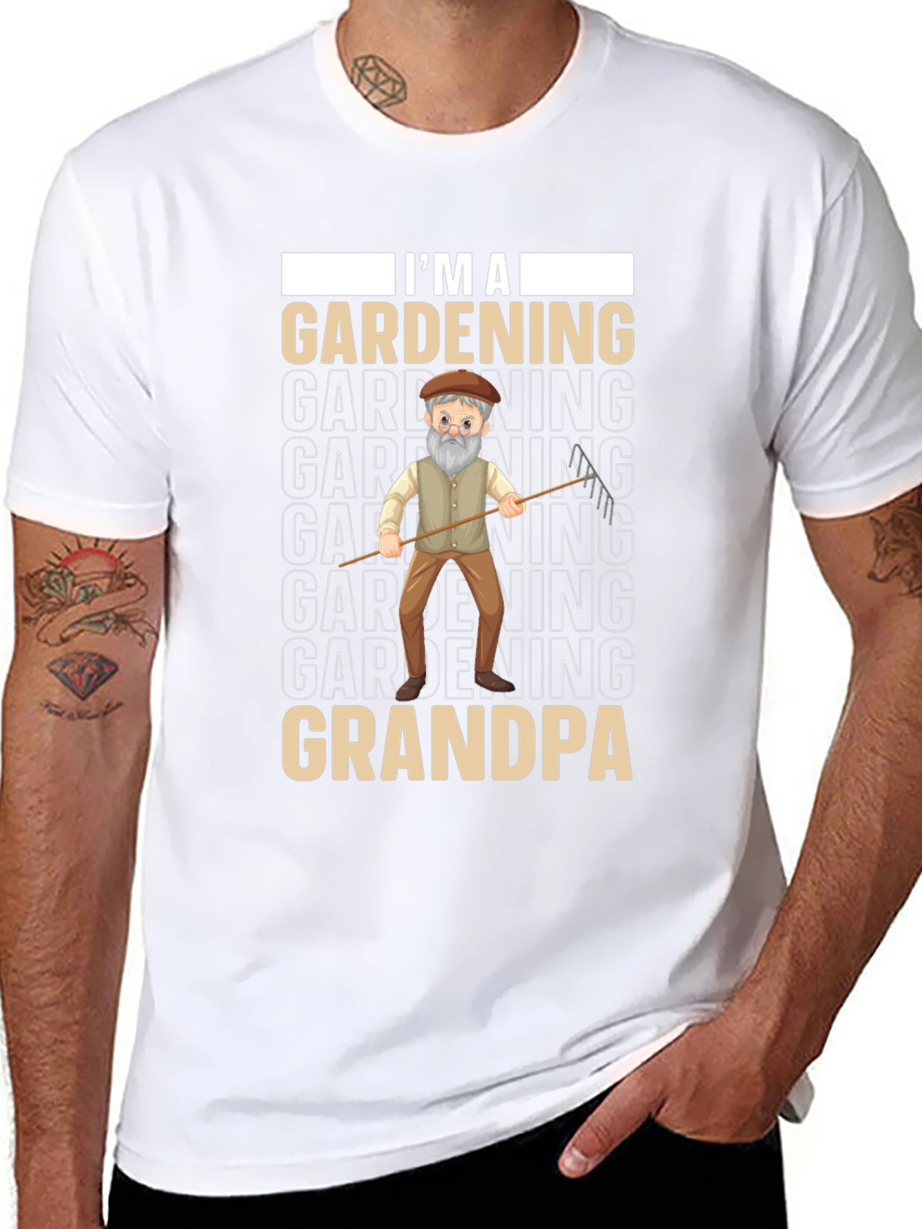 Gardening Grandpa T-Shirt - Perfect for Grandfathers