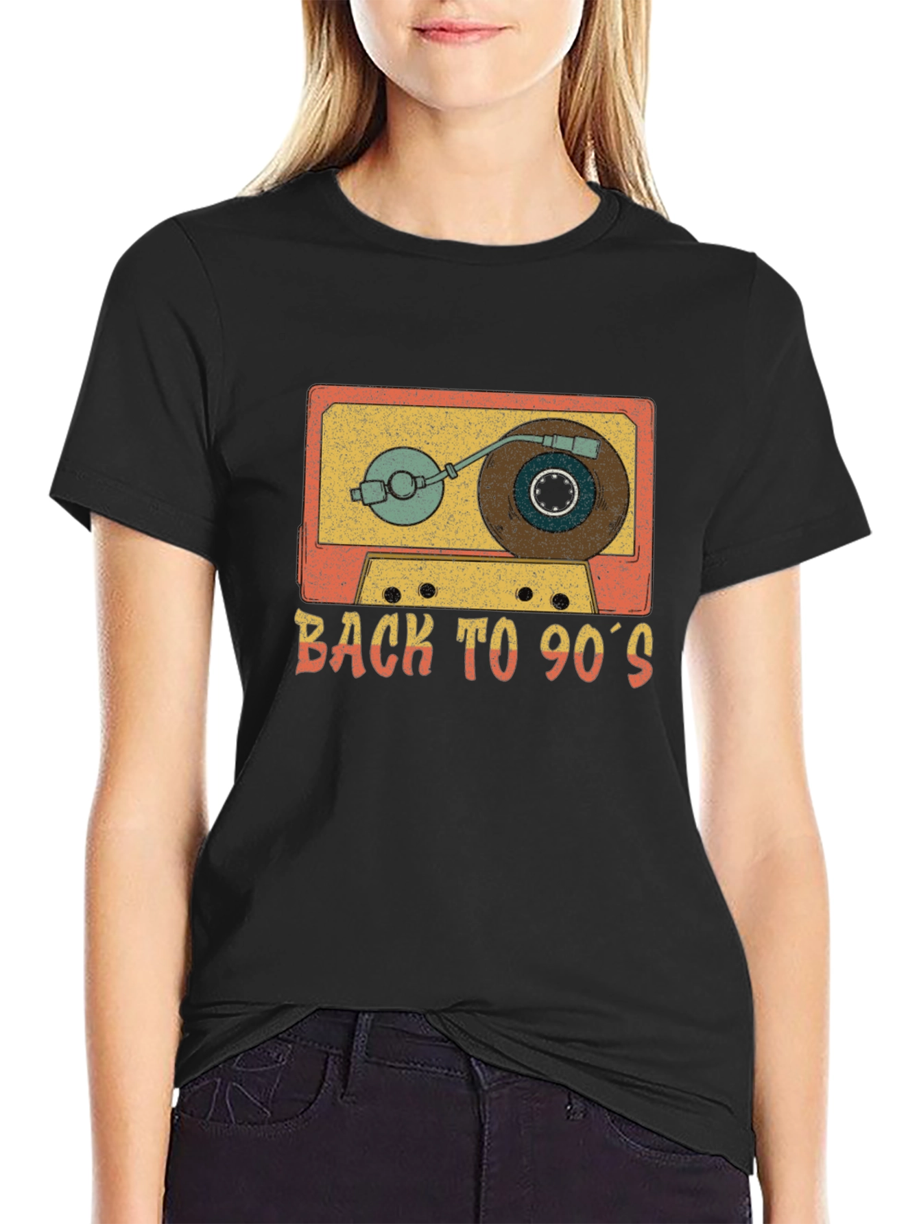 Retro 90s Cassette Tape Graphic T-Shirt