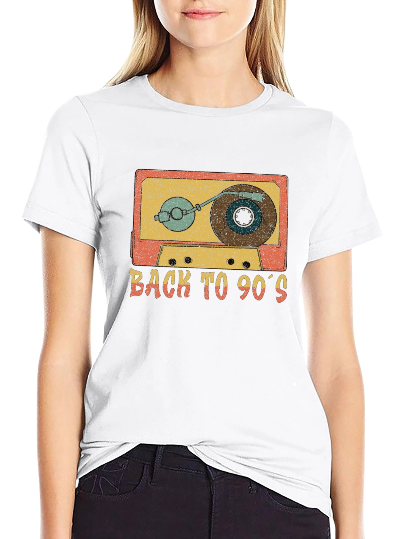 Retro 90s Cassette Tape Graphic T-Shirt