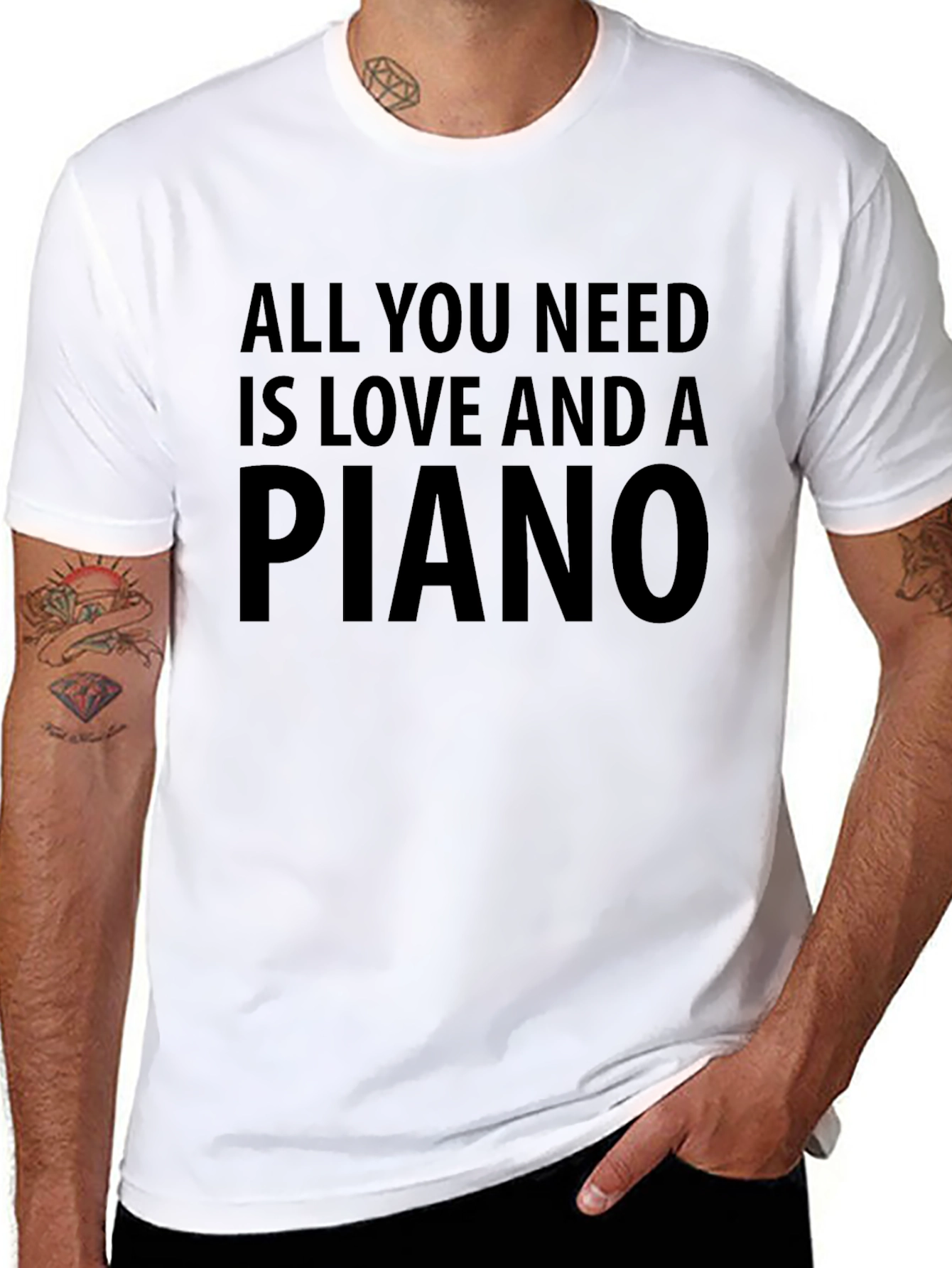 All You Need Is Love And A Piano T-Shirt