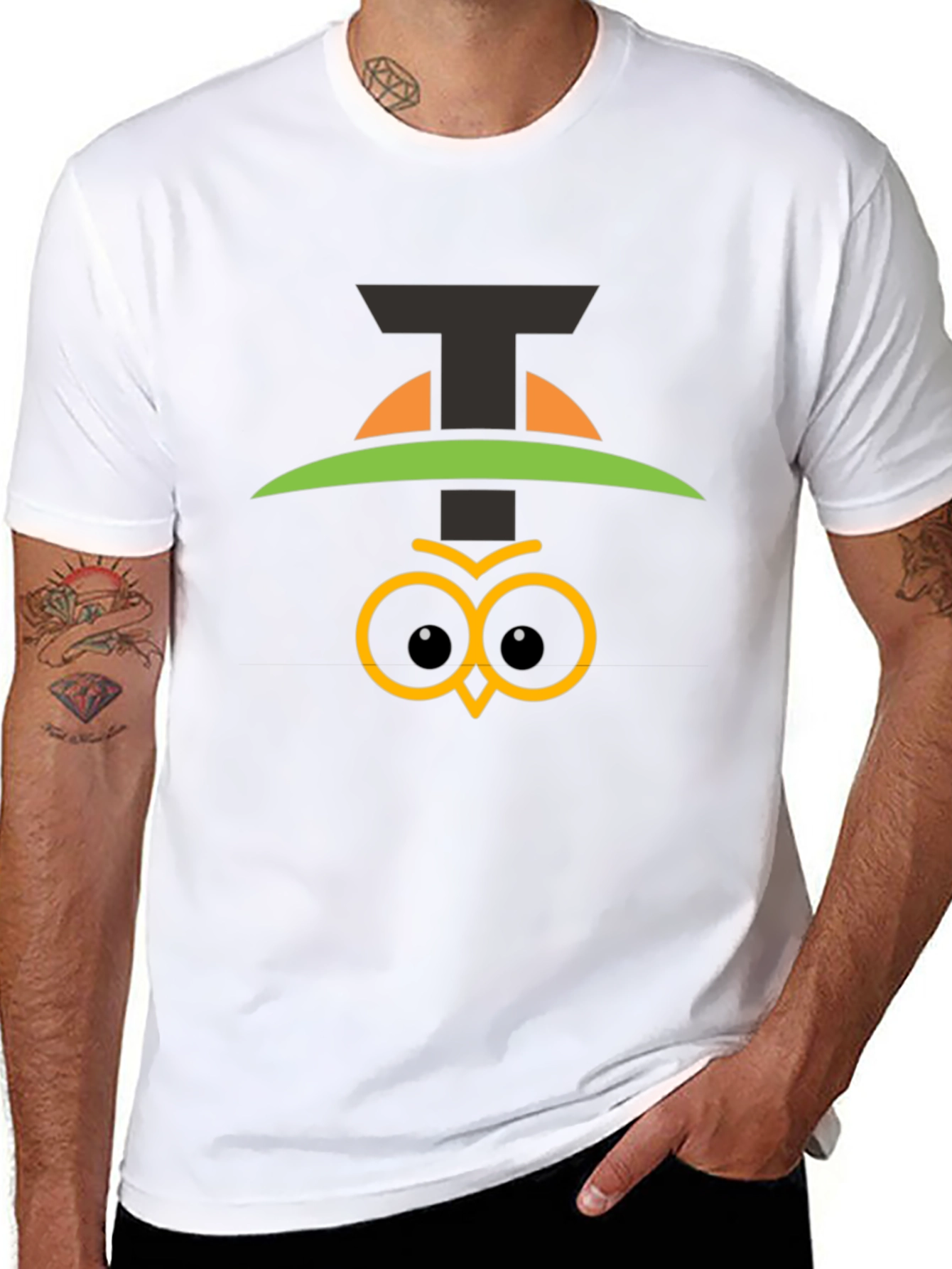Abstract Owl T-Shirt