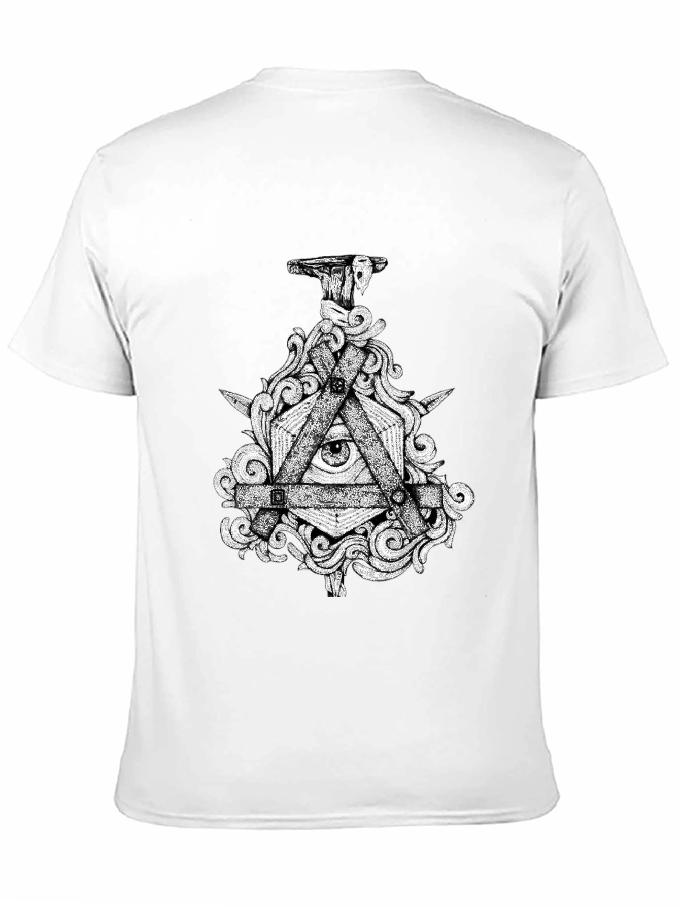 All Seeing Eye Graphic Tee - Mens Black T-Shirt