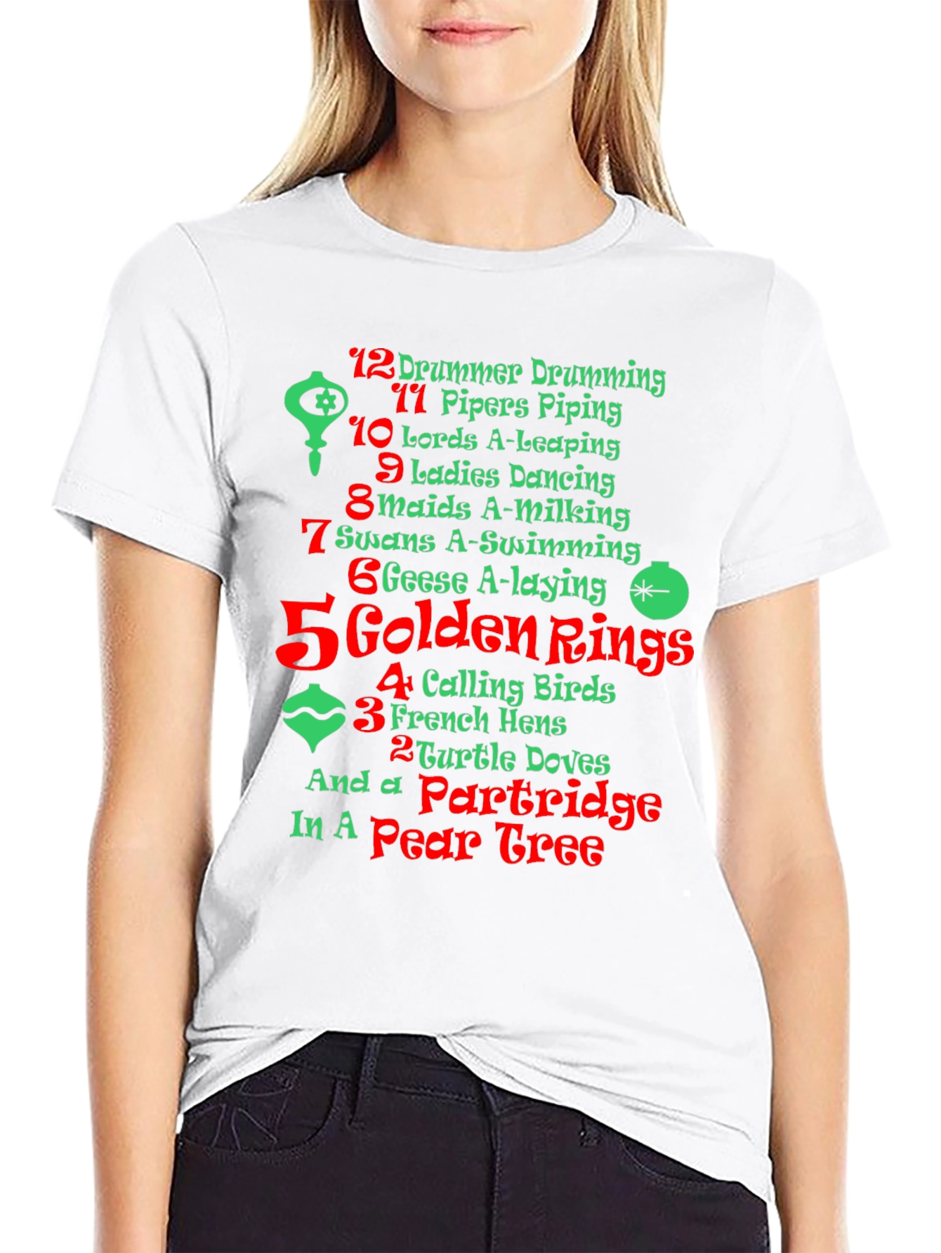 12 Days of Christmas Holiday T-Shirt
