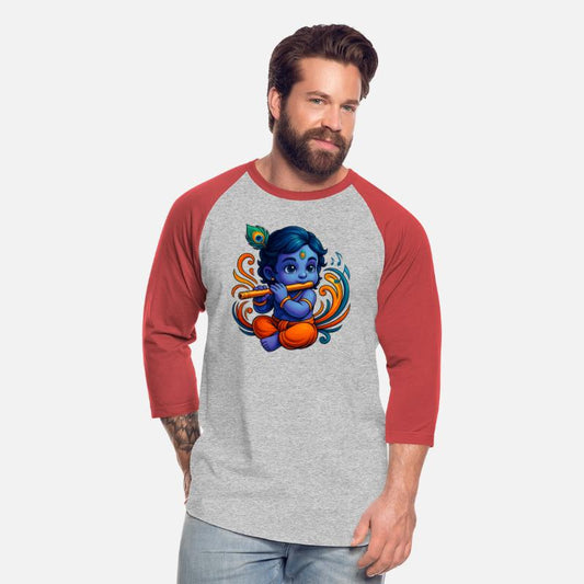 Baby Krishna with Flute – Peace Vibes | Vibrant 3D